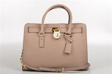 michael kors hamilton lg ew satchel pale pink